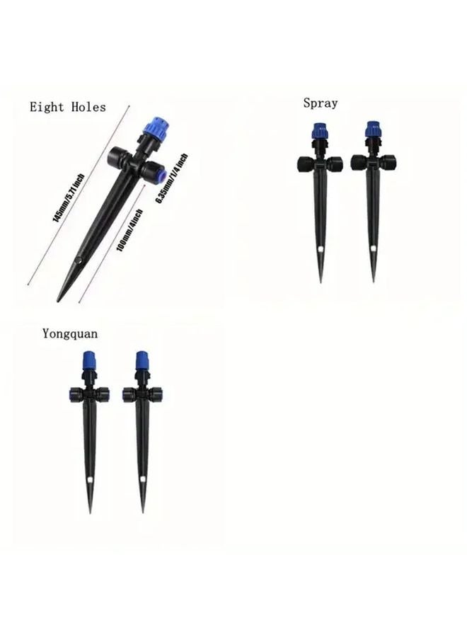Yongquan Style 5pcs Adjustable Micro Drip Irrigation System With Stake Atomization Sprayer - Image 3